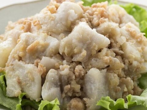 里芋とひき肉の和風サラダ
